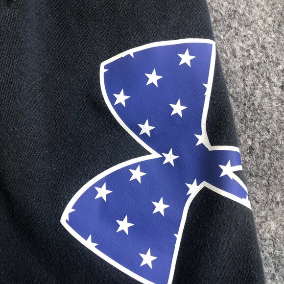 Under Armour Shorts Mens Small Freedom Rival Flag Logo Cotton Gym Pockets - Picture 8 of 9